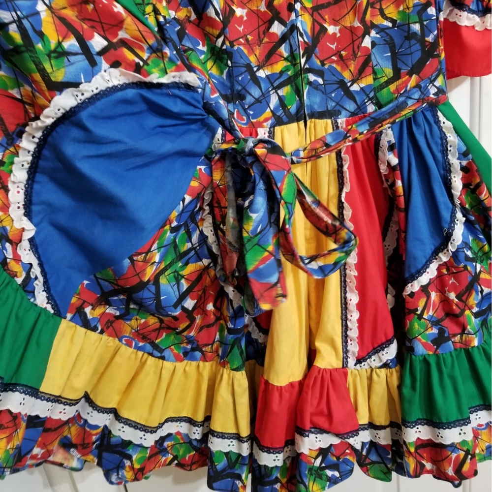 Vintage colorful dress - Picture 8 of 8